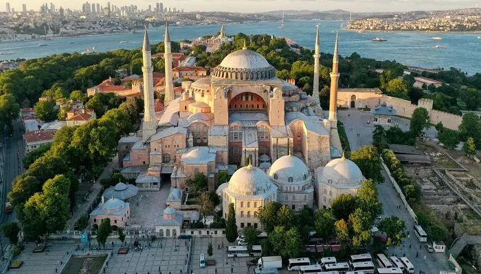 عکسی از مسجد ایاصوفیه