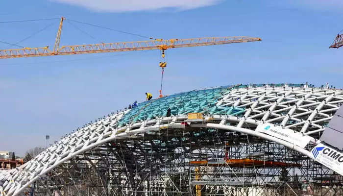 مراحل ساخت پل تفلیس