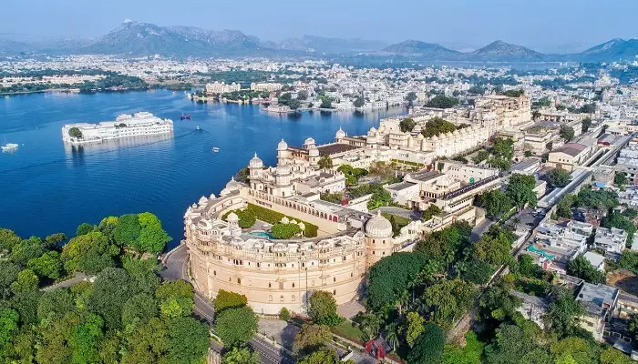 تصویر هوایی از شهر ادایپور