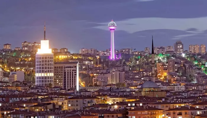 فاصله کوش آداسی تا آنکارا