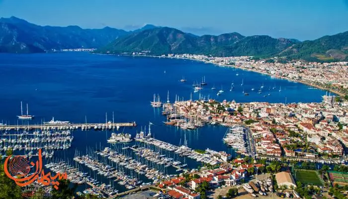 نمایی از شهر مارماریس ترکیه