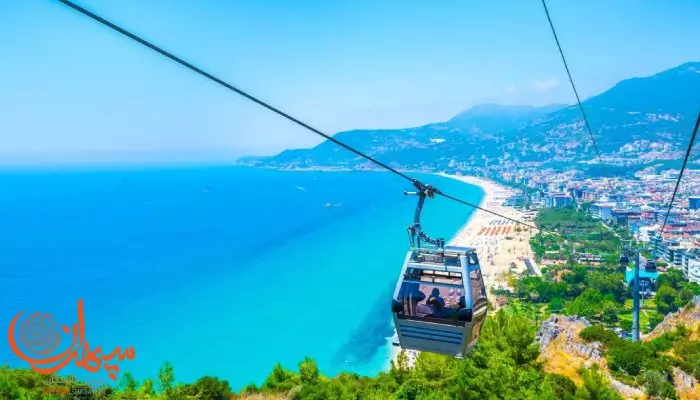 تلکابین آلانیا از تفریحات این شهر