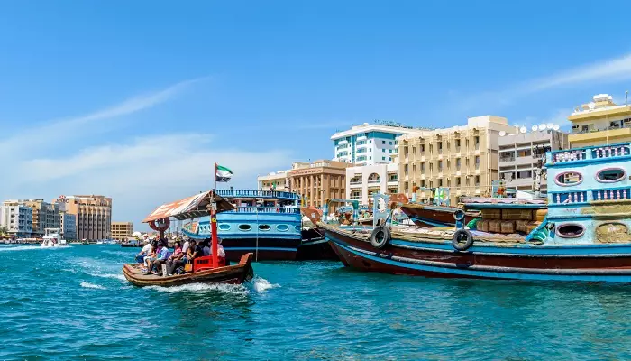 عکس اسکله ابرا در دبی