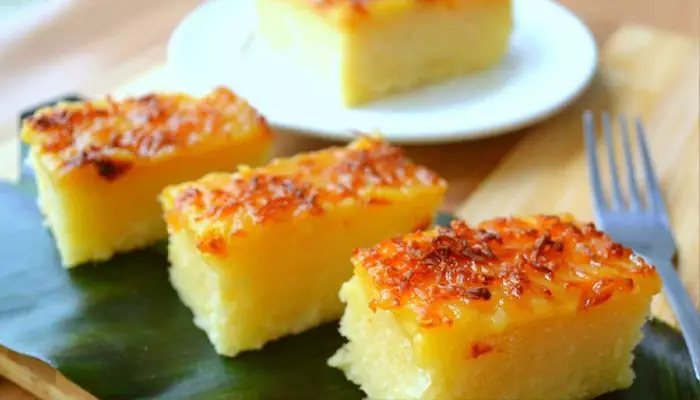 کیک نارگیلی کاساوا