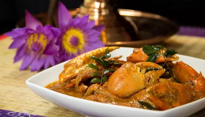 عکس غذای کاری خرچنگ سریلانکا