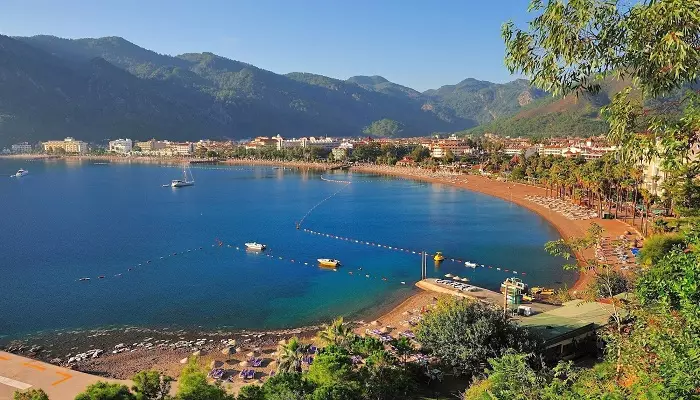 نمایی از ساحل ایچملر در مارماریس