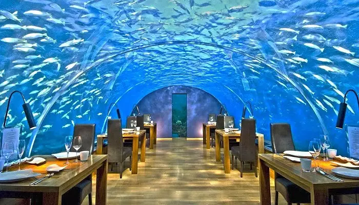 تصویری از رستوران زیر آب ایثا