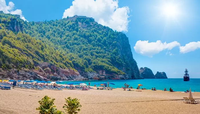 تصویری از ساحل کلئوپاترا