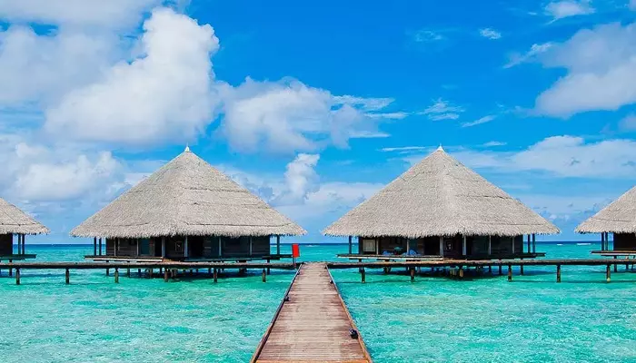 تصویر یکی از ساحلهای مالدیو
