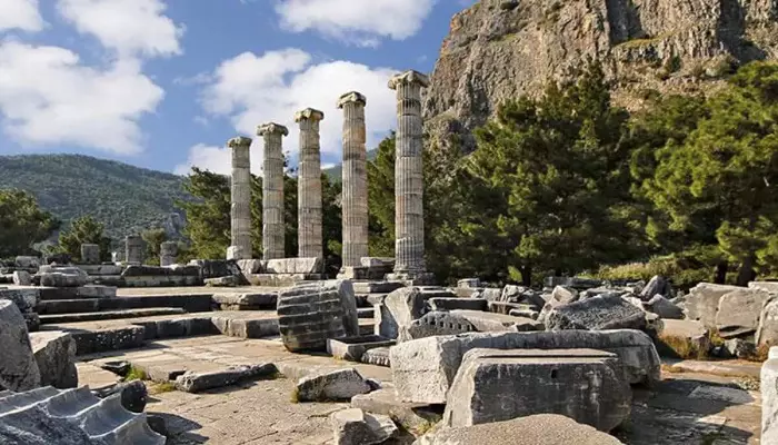 تصویری از مجموعه باستانی هلنیستی پرین