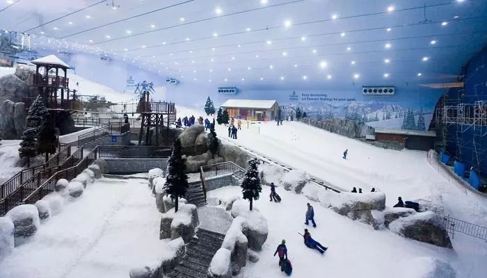 تصویری از پیست اسکی سرپوشیده دبی