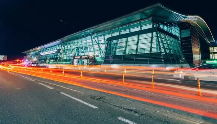 تصویری از فرودگاه گرجستان