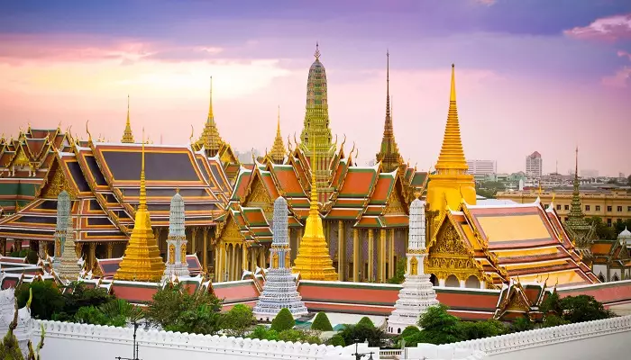 تصویری از یک معبد در تایلند