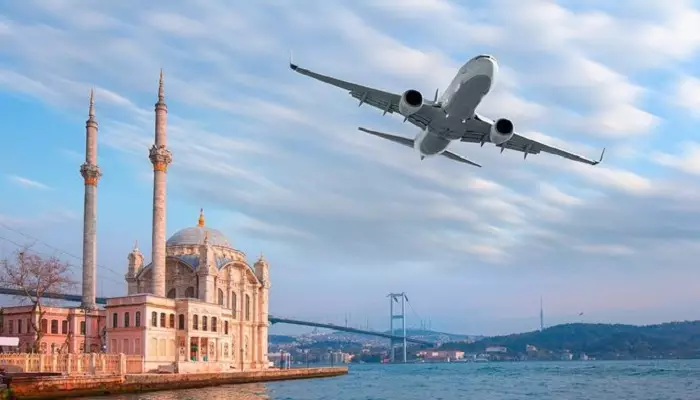 تصویری از هواپیما استانبول به مارماریس