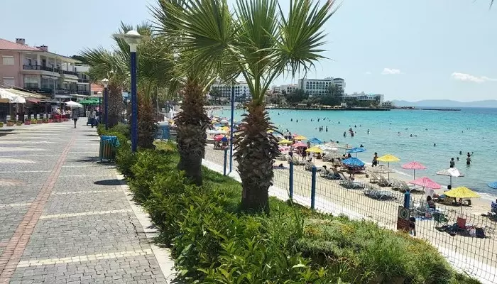 نمایی از ساحل بانوان کوش آداسی