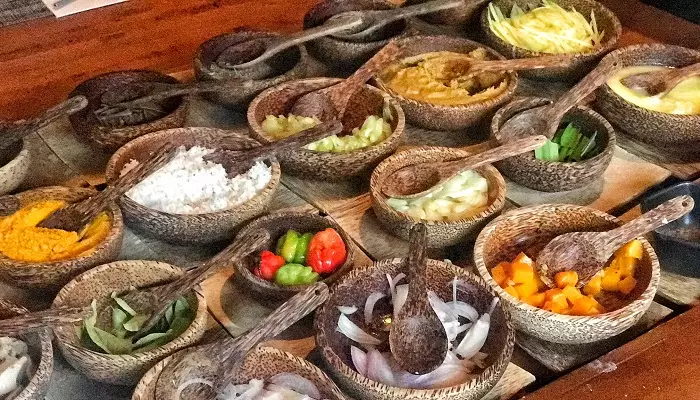 عکسی از غذاهای مالدیو