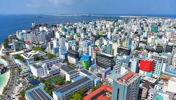 نمای هوایی از مالدیو