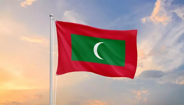 تصویری از پرچم کشور مالدیو