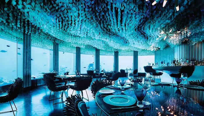 رستوران های زیر آب مالدیو