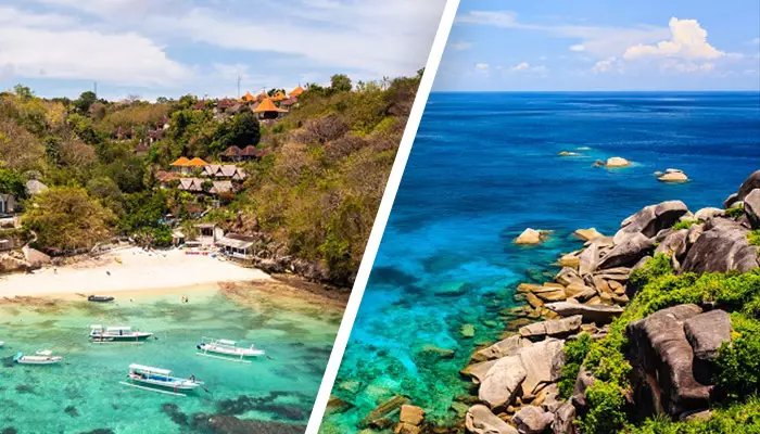 نمایی همزمان از بالی و پوکت