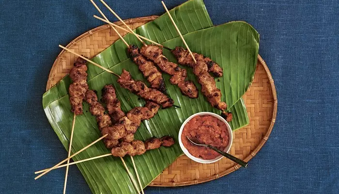 عکس غذای ساتای در کشور بالی