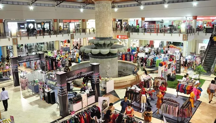 نمایی از یک مرکز خرید در بالی