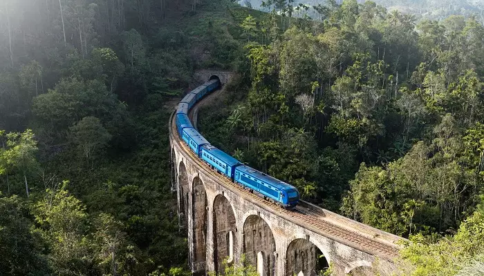 عکسی از قطار سریلانکا