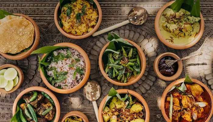 عکسی از غذاهای سریلانکایی